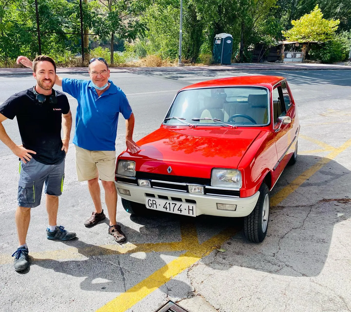 Renault 5 TS rojo restaurado, listo para entregar